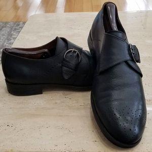 Robert Wayne single monk strap shoes